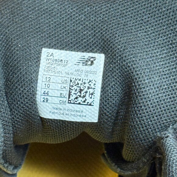 NEW Women's Sz 12 2A New Balance Fresh Foam X 1080v12, Black/White running - Picture 3 of 10